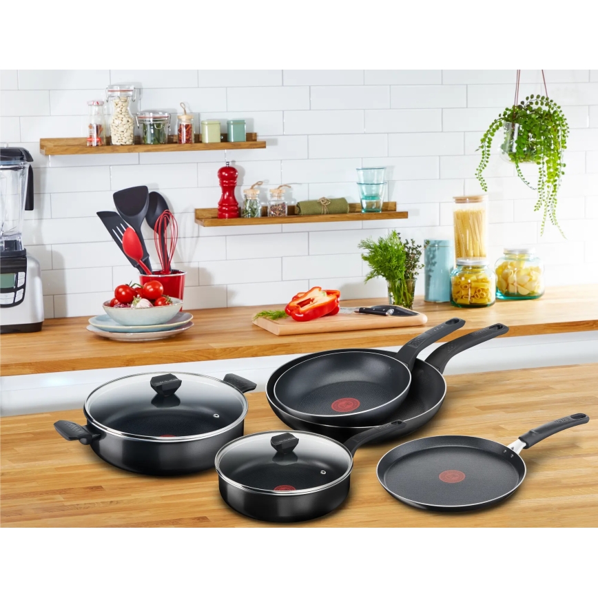 Tefal - Troškintuvas su dangčiu  SIMPLY CLEAN 28 cm