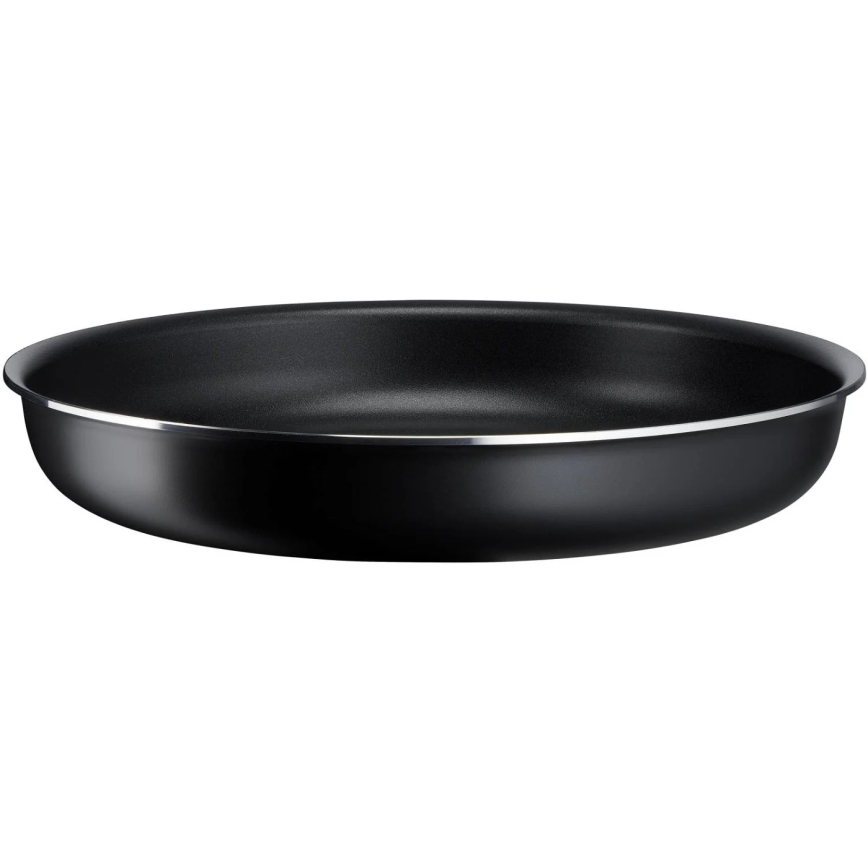 Tefal - Virtuvės indų rinkinys 10 vnt. INGENIO EASY COOK & CLEAN BLACK