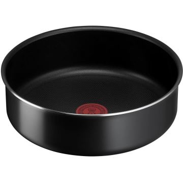 Tefal - Virtuvės indų rinkinys 10 vnt. INGENIO EASY COOK & CLEAN BLACK