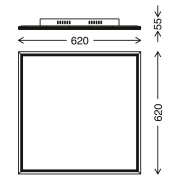 Telefunken 3010-06TF - LED Reguliuojamas skydelis LED/36W/230V + VP 3000-6000K