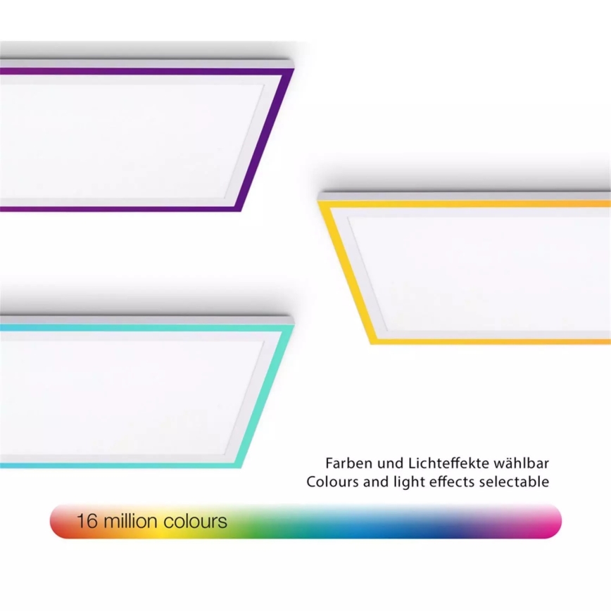 Telefunken 321706TF - LED RGB Pritemdymo panelė LED/24W/230V 3000-6500K + nuotolinio valdymo pultas