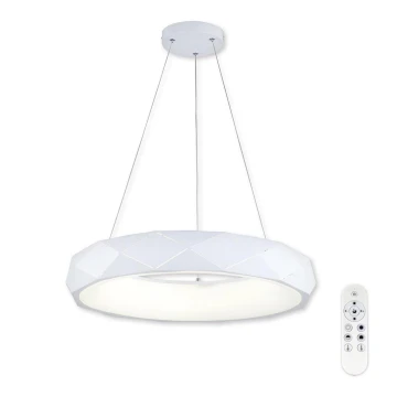 Top Light - LED Reguliuojamas pakabinamas sietynas APOLO LED/45W/230V balta + nuotolinio valdymo pultas