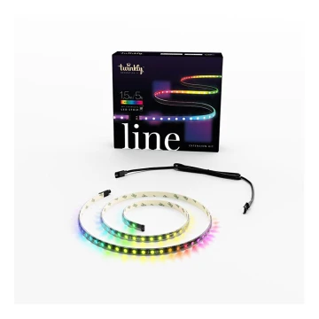 Twinkly - LED RGB Pratęsimas šviesos reguliavimas juostelė LINE 100xLED 1,5 m Wi-Fi