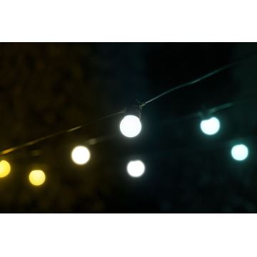 Twinkly - LED šviesos reguliavimas lauko Dekoratyvinė girlianda FESTOON 40xLED 24m IP44 Wi-Fi