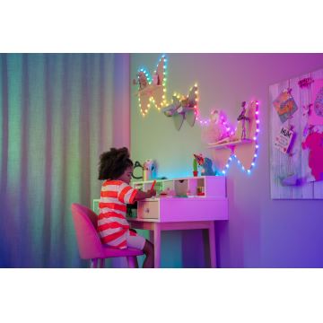 Twinkly - LED RGB šviesos reguliavimas Kelėdinė girlianda CANDIES 200xLED 14 m USB Wi-Fi