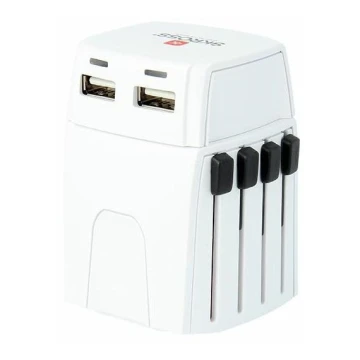 Universalus USB kelioninis adapteris 230V