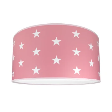 Vaikiškas lubinis šviestuvas STARS PINK 2xE27/60W/230V rožinis