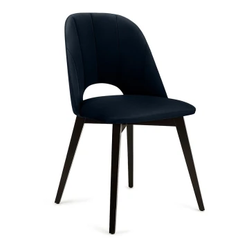 Valgomojo kėdė BOVIO 86x48 cm tamsiai mėlyna/bukas