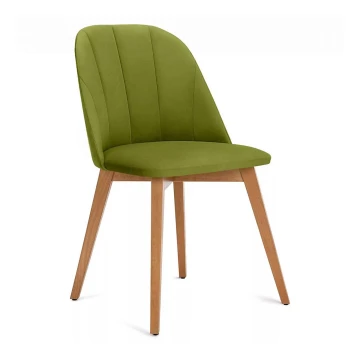 Valgomojo kėdė RIFO 86x48 cm šviesiai žalia/bukas