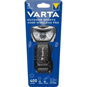 Varta 18650101401 - LED Pritemdomas įkraunamas galvos žibintasOUTDOOR SPORTS LED/5V 1800mAh IPX7