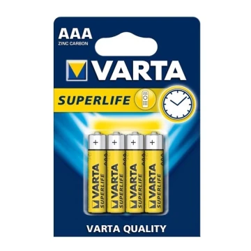 Varta 2003 - 4 vnt cinko-anglies baterijos  SUPERLIFE AAA 1,5V