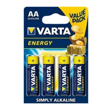 Varta 4106 - 4 vnt šarminės baterijos   ENERGY AA 1,5V