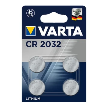 Varta 6032101404 - 4 vnt ličio sagos tipo baterija ELECTRONICS CR2032 3V