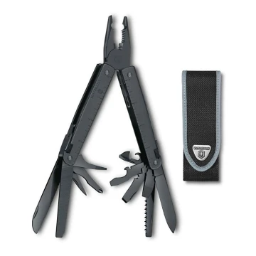 Victorinox - Daugiafunkcinės kišeninės replės 11,5 cm/27 funkcijos juodos