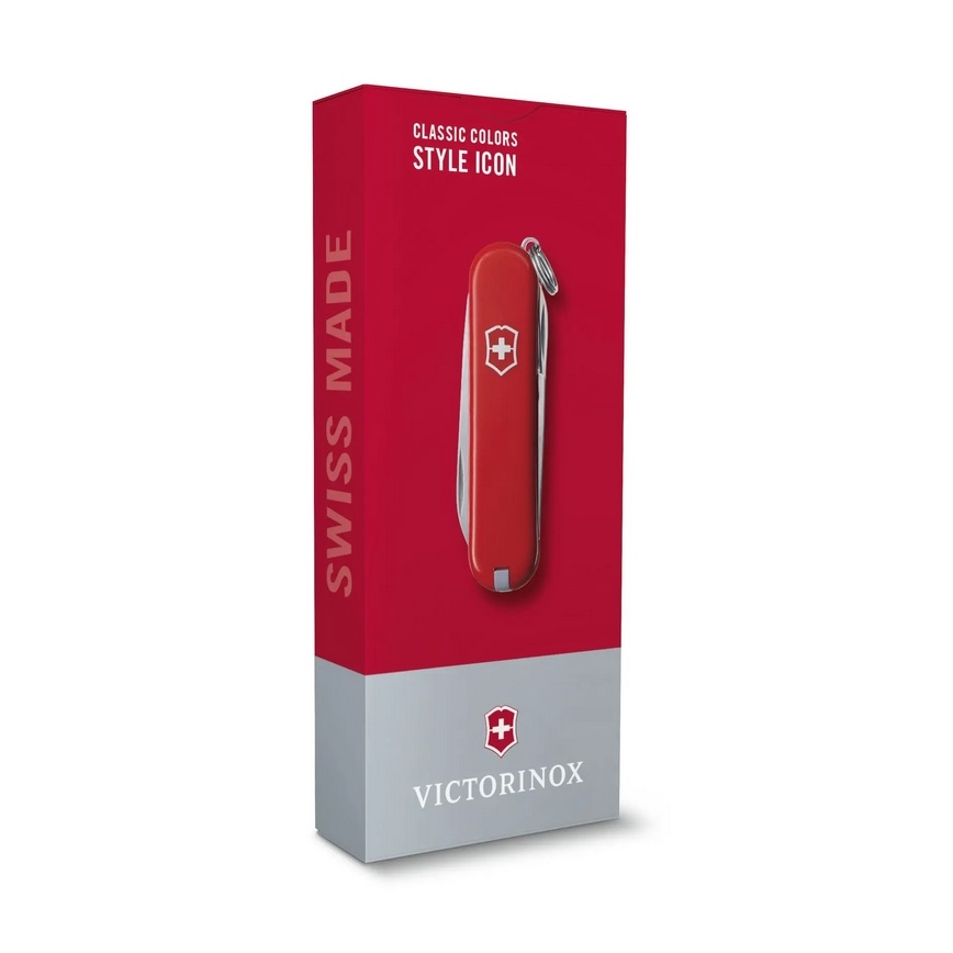 Victorinox - Daugiafunkcis kišeninis peilis 5,8 cm/7 funkcijų raudonas