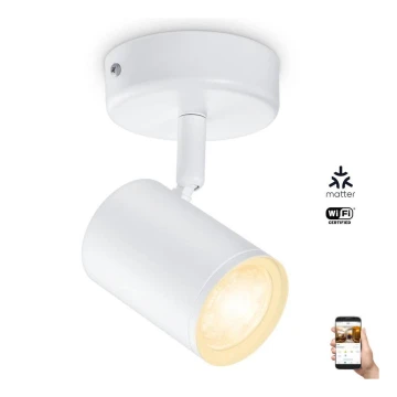 WiZ - LED Reguliuojamas akcentinis šviestuvas IMAGEO 1xGU10/4,9W/230V 2700-6500K Wi-Fi baltas