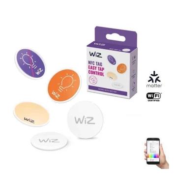 WiZ - NFC Lipnus tag valdyti apšvietimą 4 vnt.