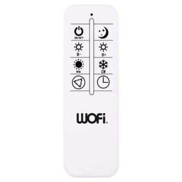 Wofi 11621 - LED Reguliuojamas lubinis šviestuvas AKON LED/38W/230V 2700-5500K+ valdymo pultas