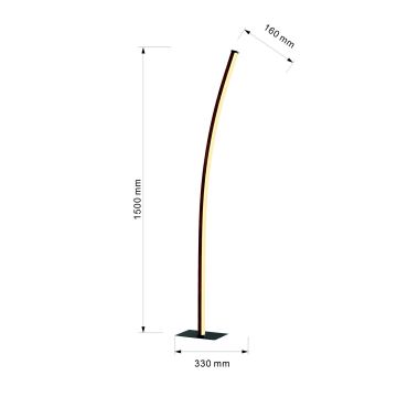 Wofi 3020-106 - LED pritemdomas toršeras BOLOGNA LED/21W/230V