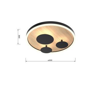 Wofi 9013-306S - LED Pritemdomas lubinis šviestuvas REIMS LED/26W/230V