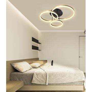 Wofi 9049-401 - LED Pritemdomas tvirtinamas sietynas PERPIGNAN LED/51W/230V auksas