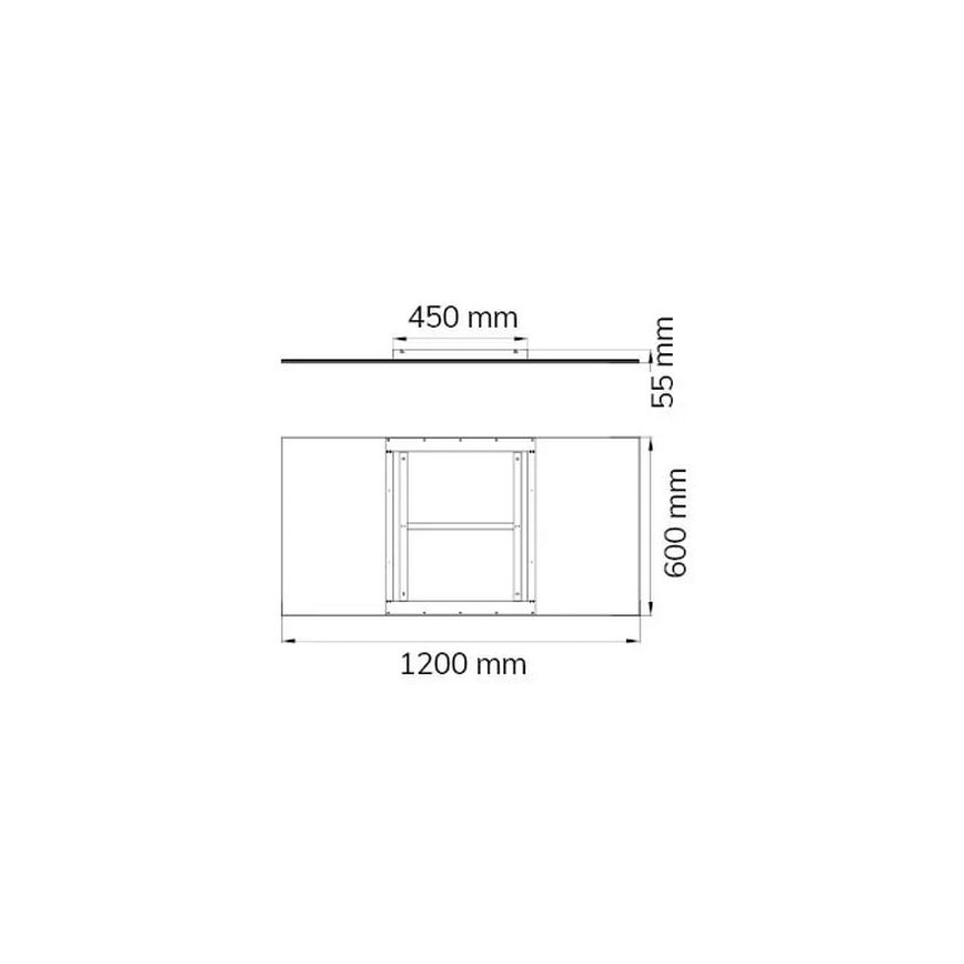 Wofi 9693.01.70.6200 - LED Pritemdomas lubinis šviestuvas LIV LED/44W/230V 2800-5500K + nuotolinio valdymo pultas