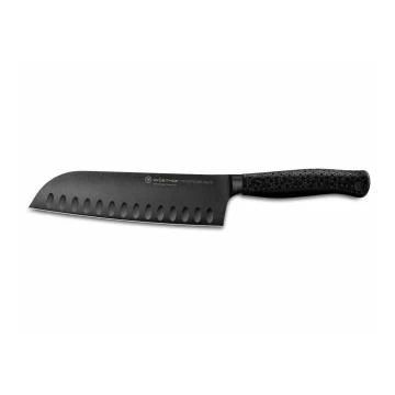 Wüsthof - Virtuvinis peilis santoku PERFORMER 17 cm juodas