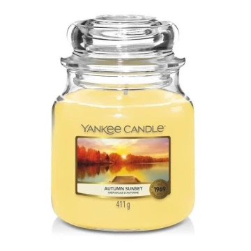 Yankee Candle - Kvapi žvakė AUTUMN SUNSET centrinis 411g 65-75 valandos