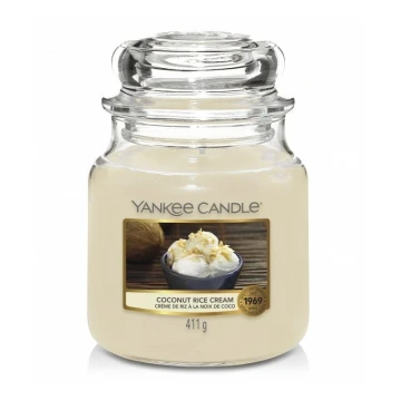 Yankee Candle - Kvapi žvakė COCONUT RICE CREAM centrinis 411g 65-75 valandos