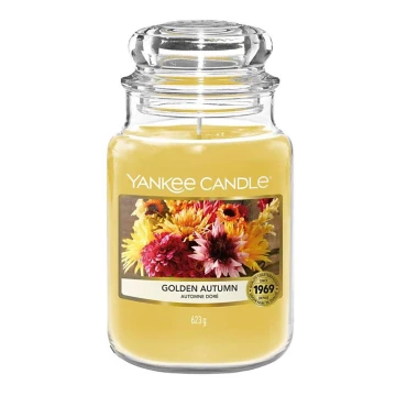 Yankee Candle - Kvapi žvakė GOLDEN AUTUMN didelis 623g 110-150 valandos