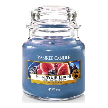 Yankee Candle - Kvapi žvakė MULBERRY & FIG DELIGHT mažas 104g 20-30 valandos