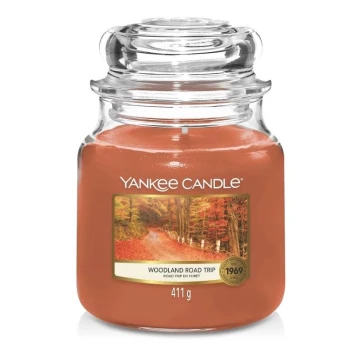 Yankee Candle - Kvapi žvakė WOODLAND ROAD TRIP centrinis 411g 65-75 valandos