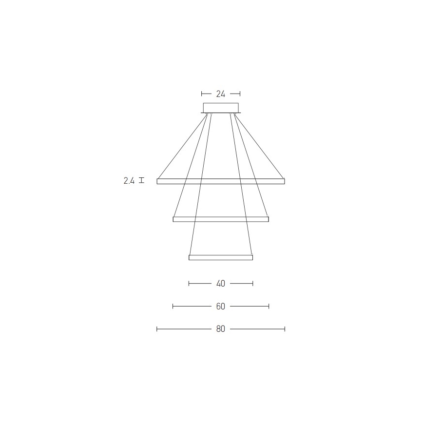 Zambelis 180031-D - LED Reguliuojamas pakabinamas sietynas LED/135W/230V varis