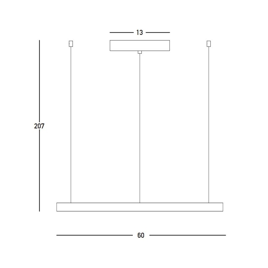 Zambelis 23032 - LED Reguliuojamas pakabinamas sietynas LED/28W/230V 3000K diametras 60 cm auksas