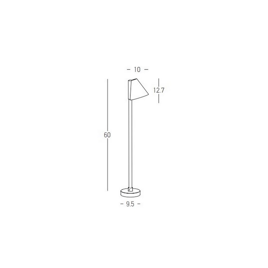 Zambelis E283 - LED lauko šviestuvas LED/6W/230V IP65 antracitas