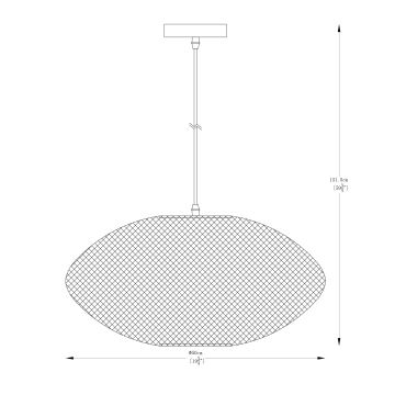 Zuma Line - Pakabinamas sietynas 1xE27/40W/230V juoda