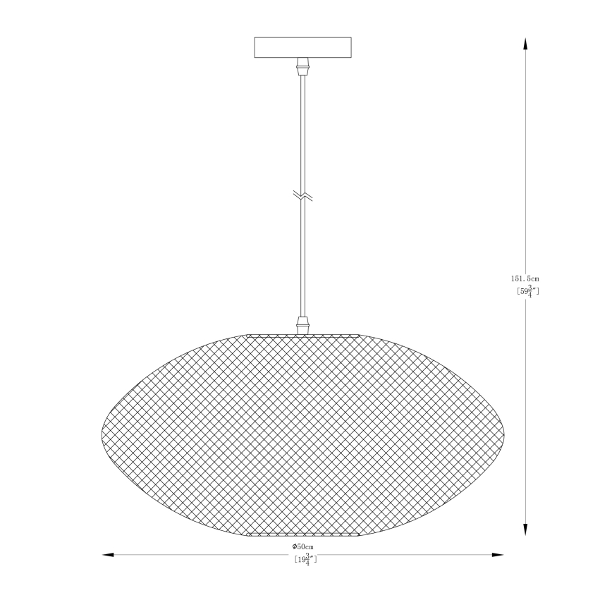 Zuma Line - Pakabinamas sietynas 1xE27/40W/230V juoda