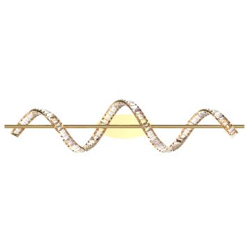 Zuma Line - LED Pritemdomas krištolo sietynas ant stulpo LED/24,5W/230V 2700-6000K + nuotolinio valdymo pultas