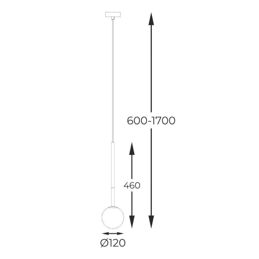 Zuma Line - Pakabinamas sietynas 1xG9/4W/230V juoda