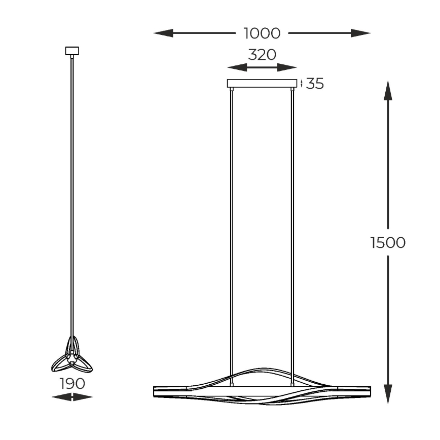 Zuma Line - LED Pakabinamas sietynas LED/30W/230V