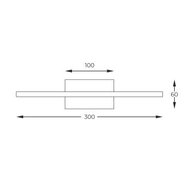 Zuma Line - LED paveiklo šviestuvas LED/7W/230V 30 cm auksas