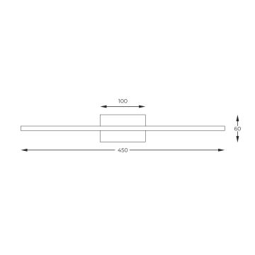 Zuma Line - LED paveiklo šviestuvas LED/10W/230V 45 cm auksas