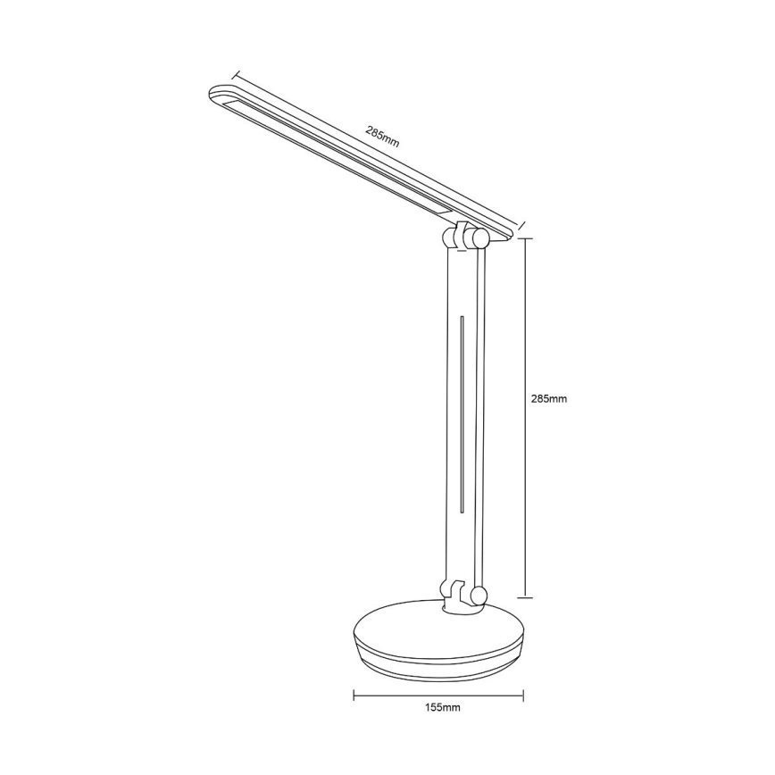 Zuma Line - LED RGBW Pritemdomas stalinis šviestuvas LED/5W/230V 3000-6000K juoda